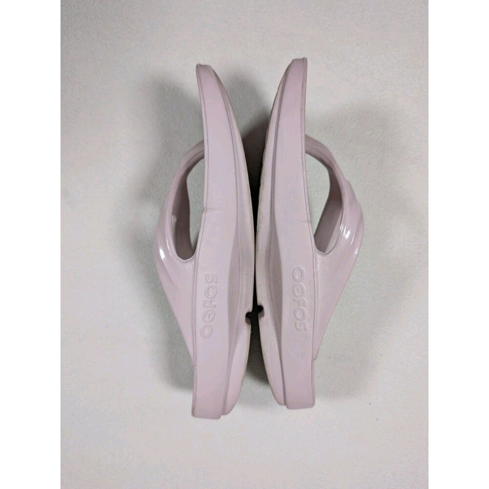 Oofos Oolala Women’s 9 Recovery Slip-On Flip Flop Sandals Stardust Pink Beach - Picture 3 of 7